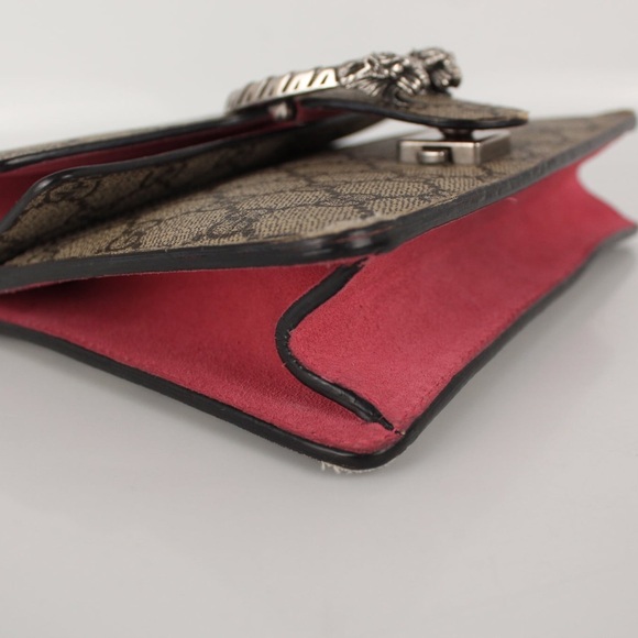 Gucci Dionysus Beige and Pink Mini Bag with Silver Chain - Picture 6 of 16